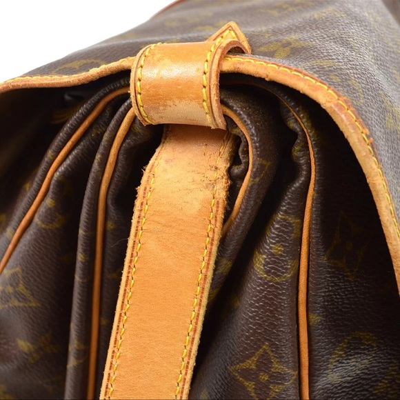 LOUIS VUITTON SAUMUR 35 MESSENGER SHOULDER BAG MONOGRAM MB0917 - Picture 4 of 12